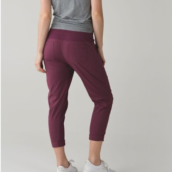 Lululemon Street To Studio Pant II Red Grape sz 2 - Picture 2 of 10